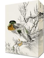 Obraz 20x30cm Mallard and Willow, Kashu Japoński Vintage