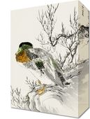 Obraz 20x30cm Mallard and Willow, Kashu Japoński Vintage
