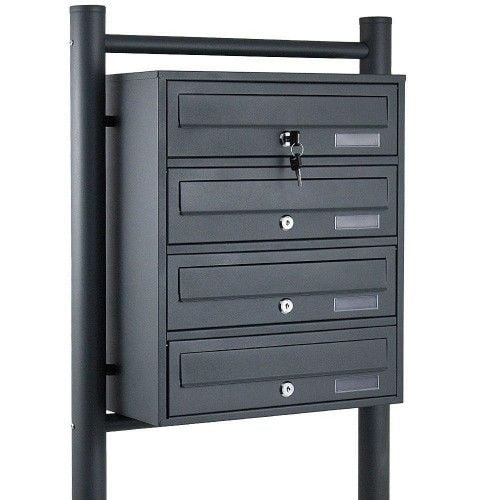 SKRZYNKA LOKATORSKA 4 KOMORY STAL NIERDZEWNA ZEWNĘTRZNA na Arena.pl