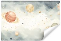 Fototapeta Dziecięca PLANETY Kosmos Gwiazdy Boho Niebo 300cm x 210cm