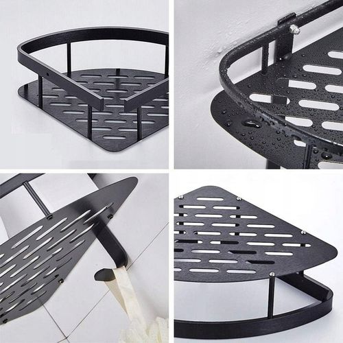 Półka Łazienkowa Narożna Wisząca Pod Prysznic Zestaw 2szt. na Arena.pl