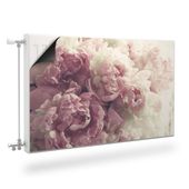 MATA MAGNETYCZNA Kaloryfera PEONIE Kwiaty 120cm x 60cm