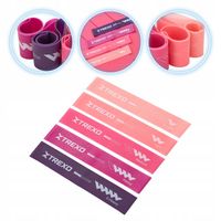 Zestaw gum do ćwiczeń XTREXO Mini Power Band 5szt. FITNESS DO TRENINGU
