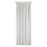 Zasłona na taśmie o strukturze siatki ALEKSA 140X270 biała