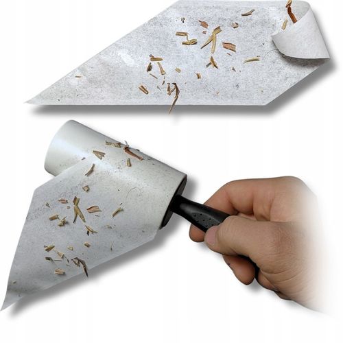 14 x ROLKA ROLKI DO CZYSZCZENIA UBRAŃ włosów sierści 840 listków SILNY KLEJ na Arena.pl