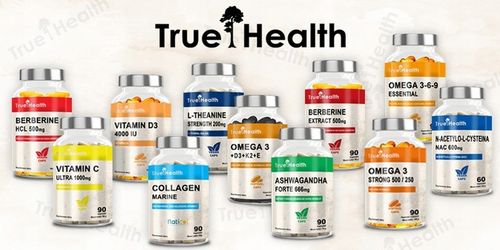 COLLAGEN MARINE 90 kaps KOLAGEN MORSKI RYBI STAWY KOŚCI SKÓRA TRUE HEALTH na Arena.pl