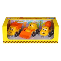 Miniaturowe pojazdy budowlane, 3 sztuki