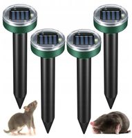 4x SILNY ODSTRASZACZ SOLARNY KRETÓW GRYZONI NA KRETY NORNICE WIBRACYJNY XXL