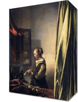 Obraz 20x30cm Girl Reading a Letter, Vermeer Vintage do Salonu