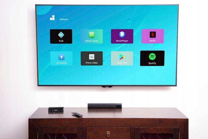 ODTWARZACZ SMART TV BOX ANDROID 4K PLAY do NETFLIX zdjęcie 2