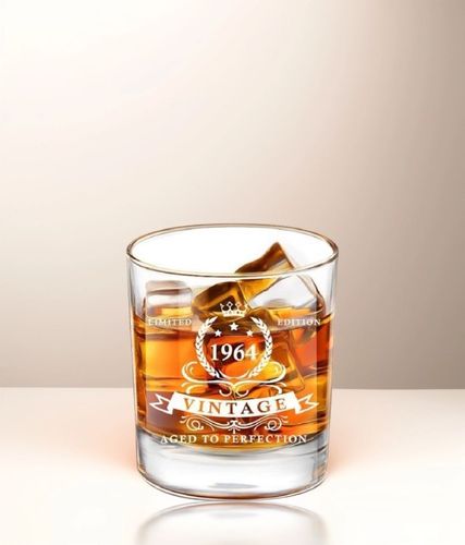 Szklanka do Whisky na 61 Urodziny w Drewnianym Pudełku 340ml Prezent Męski na Arena.pl