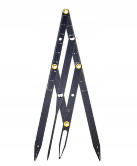 Cyrkiel techniczny rozbudowany zestaw zdjęcie 3