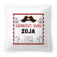 Poduszka Biała 40X40 Cm Dla Zoi Córki Dziecka Z Nadrukiem Ze Zdjęciem