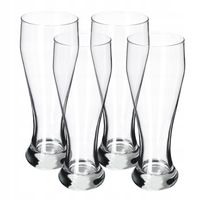 Szklanki Kufle Do Piwa Pokale Wysokie 665ml 4szt