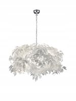 LAMPA WISZĄCA TRIO RL LEAVY R10464001 BIAŁY /CHROM