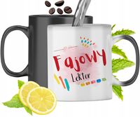 Kubek Magiczny Dla Lektora Zmieniający Kolor Z Nadrukiem Ze Zdjęciem