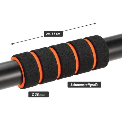 MAXXIVA Drążek do ćwiczeń, 63-100 cm, czarno-pomarańczowa na Arena.pl