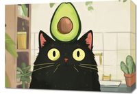 Obraz 70x50cm Awokado Na Głowie