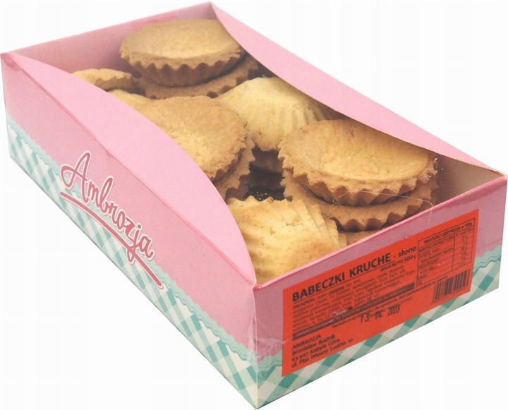 AMBROZJA BABECZKI KRUCHE SŁONE 500G zdjęcie 1