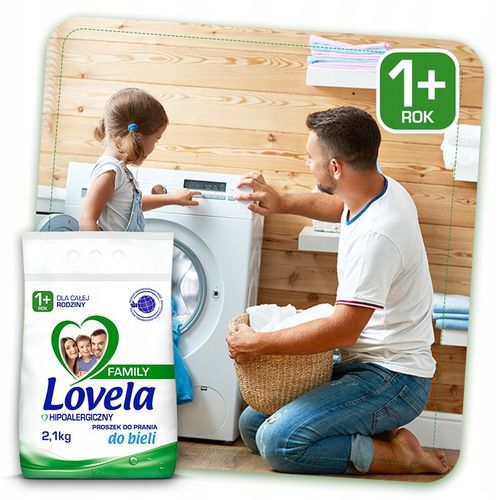 Zestaw Lovela Family Proszek do prania bieli i koloru 2 x 2,1 kg 56 prań na Arena.pl