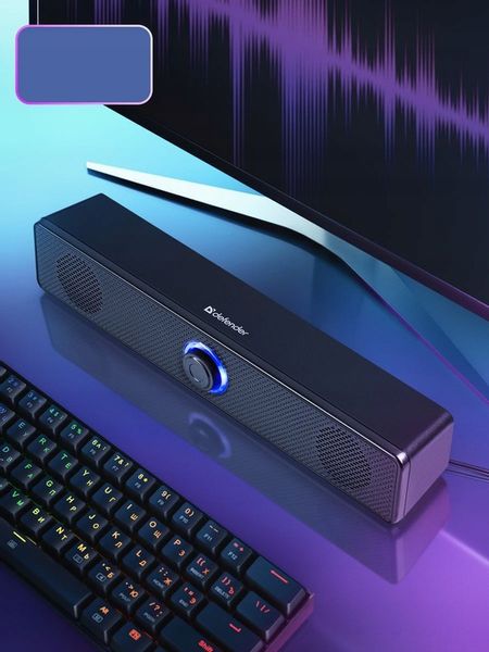 SOUNDBAR Głośniki Komputerowe do Laptopa USB LED zdjęcie 3