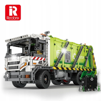 Klocki konstrukcyjne REOBRIX MECHANICAL CIĘŻARÓWKA ŚMIECIARKA 1468 EL.