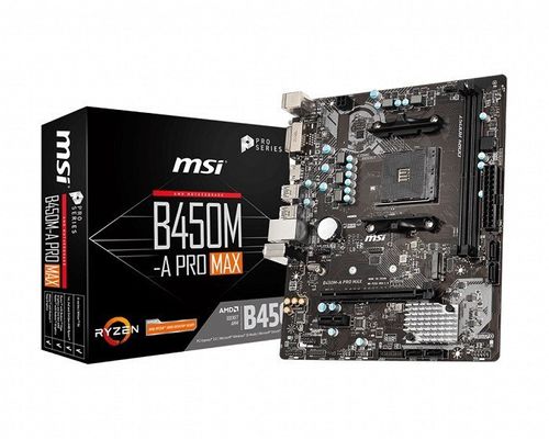 Płyta Główna Msi B450M-A Pro Max Socket Am4 Matx na Arena.pl