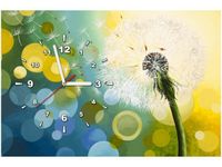 60CM 40CM ZEGAR OBRAZ DMUCHAWIEC SŁOŃCU DRUK PŁÓTNO RAMA