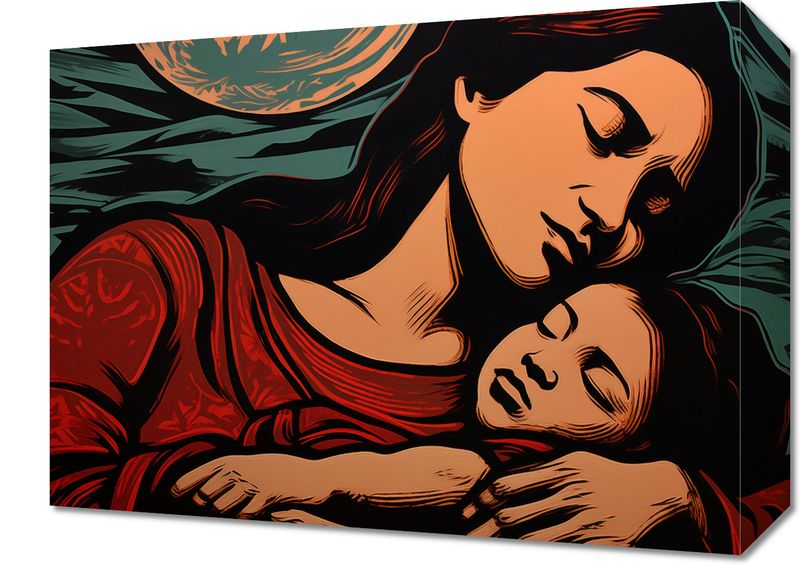 Obraz 40x30cm Matczyne Więzi zdjęcie 1