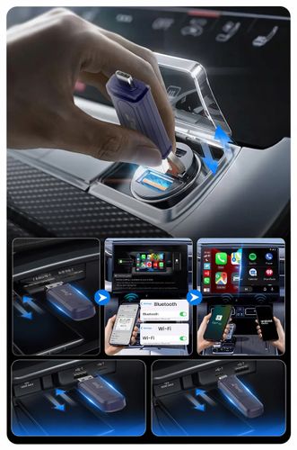 CARLINKIT SE MINI PRO ADAPTER MODUŁ BEZPRZEWODOWY CARPLAY ANDROID AUTO na Arena.pl
