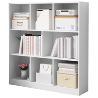 REGAŁ OTWARTY STOJĄCY NOWOCZESNY LOFT BIAŁY PÓŁKA SZAFKA KOMODA 8 PÓŁEK