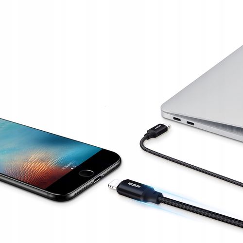 ESR MOCNY PLECIONY KABEL USB-C LIGHTNING IPHONE PD na Arena.pl
