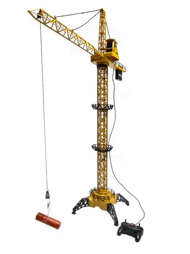 DŹWIG BUDOWLANY PILOTEM DUŻY ŻURAW GIGANT ZDALNIE STEROWANY MULTIFUNKCJE na Arena.pl