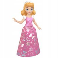 Disney Princess Mini Laleczka Księżniczka Kopciuszek Różowa sukienka 9 cm