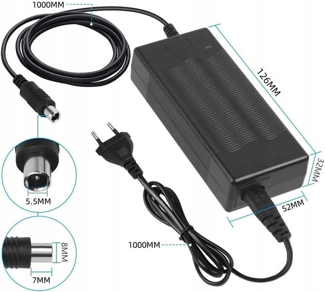 ŁADOWARKA 42V 2A do HULAJNOGI XIAOMI M365 PRO PRO2 zdjęcie 2