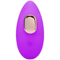 doc johnson magnetic panty vibe - silikonowy model z pilotem, czarny