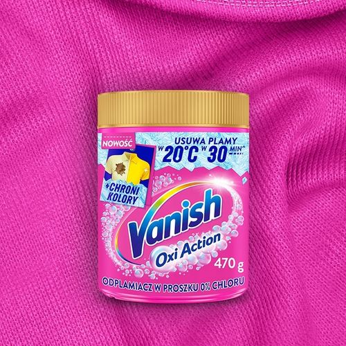 Vanish Oxi Action Odplamiacz do koloru i bieli 2 x 470 g na Arena.pl
