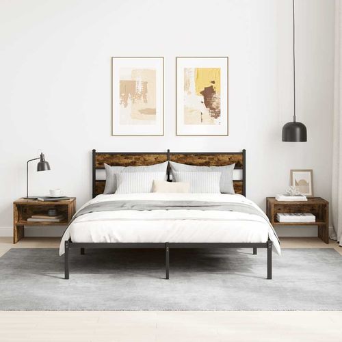 Szafka nocna, przydymiony dąb, 40x30x30 cm na Arena.pl