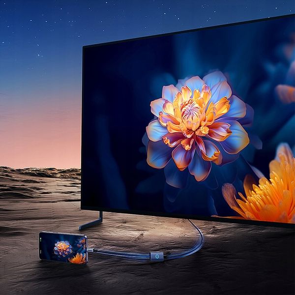 BASEUS KABEL USB C NA DISPLAYPORT DP 8K 100W MOCNY PRZEWÓD W OPLOCIE 1.5m zdjęcie 11