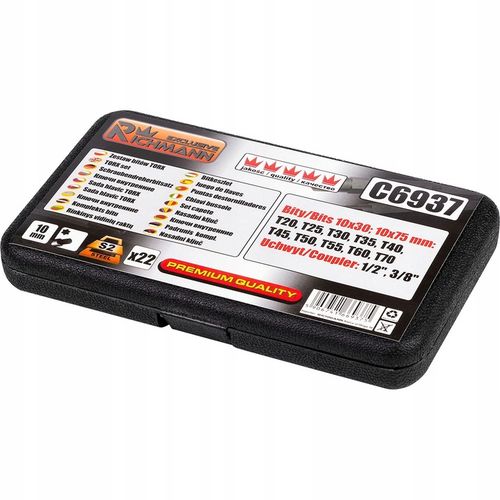 ZESTAW BITÓW 22 EL.TORX T20-T70 S2 na Arena.pl