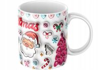 Świąteczny kubek 3D Christmas Vibes - Nowość - Idealny Na Prezent - HIT