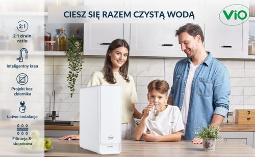 SYSTEM ODWRÓCONA OSMOZA VIO AW-RB26 800 Т z SMART-KRANEM WYDAJNOŚĆ 2 l/m na Arena.pl