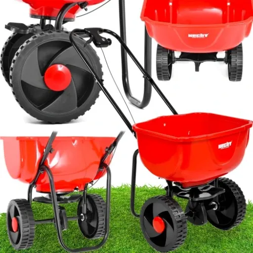 Siewnik rozsiewacz nasion nawozu soli piasku 27L na Arena.pl