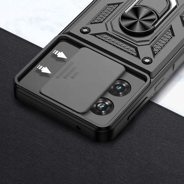 Etui do Motorola EDGE 50 Fusion PANCERNE SLIDE RING CASE zdjęcie 3