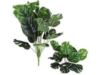 Monstera liście bukiet sztuczny 18 łodyg 55cm