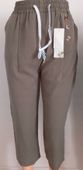 SPODNIE 3/4 Z KIESZENIAMI RYBACZKI PRZEWIEWNE BAWEŁNA Khaki 5/6XL
