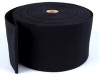 Guma płaska 100 mm (1 mb) Czarna