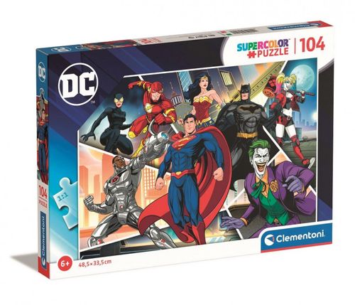 Puzzle 104 Elementy Super Kolor Dc Comics na Arena.pl