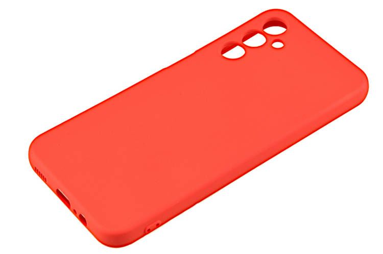 Etui silikonowe Tint do Samsung Galaxy A14 / 14 5G czerwony zdjęcie 1