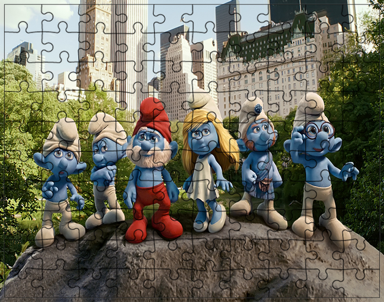 Puzzle Smerfy zdjęcie 1